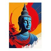 Tablomega Buda Heykeli Art Mdf Poster 25cmx 35cm