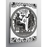 Tablomega Kanvas Tablo Antik Yunan Deseni