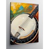 Tablomega Kanvas Tablo Banjo Çalgıcısı