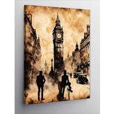 Tablomega Kanvas Tablo Big Ben Sokak