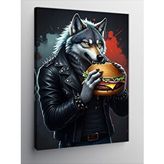 Tablomega Kanvas Tablo Burger Seven Kurt