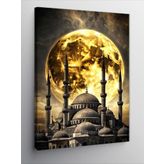 Tablomega Kanvas Tablo Dolunay Ve Cami