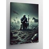 Tablomega Kanvas Tablo Dua Eden Ortaçağ Şövalyesi
