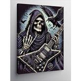 Tablomega Kanvas Tablo Gitar Çalan Grim Reaper