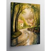 Tablomega Kanvas Tablo Kasaba Yolu