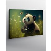 Tablomega Kanvas Tablo Kelebek Ve Panda