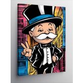 Tablomega Kanvas Tablo Monopoly Adam