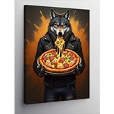 Tablomega Kanvas Tablo Pizza Tutan Kurt