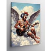 Tablomega Kanvas Tablo Rockçı Melek