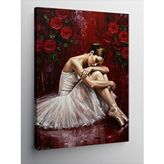 Tablomega Kanvas Tablo Romantik Kadın