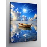 Tablomega Kanvas Tablo Sandal Ve Kuş