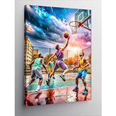Tablomega Kanvas Tablo Sokak Basketbolu