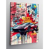 Tablomega Kanvas Tablo Soyut Araba Graffiti
