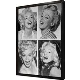 Tablosan Beyaz Gecelikle Marilyn Monroe Çerçeveli Mdf Tablo