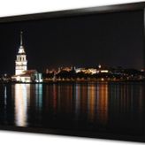 Tablosan Gece Kız Kulesi Çerçeveli Mdf Tablo