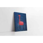 Tablosan Sevimli Zürafa Kanvas Tablo 50 X 70 Cm Kb05283