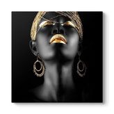 tabloshop Afrikalı Kadın Kanvas Tablo 30 x 30