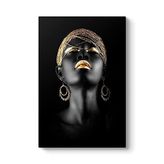 tabloshop Afrikalı Kadın Kanvas Tablo 70 x 100
