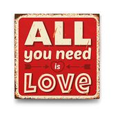 Tabloshop All You Need is Love 60x60 cm Tablo