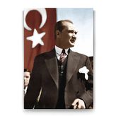 Tabloshop Atatürk Profil 80x125 cm Tablo