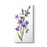 tabloshop Bluebell Çiçeği Kanvas Tablo 30 x 60