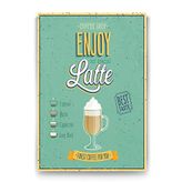Tabloshop Caffe Latte Machiato 80x125 cm Tablo