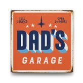 Tabloshop Dad's Garage 70x70 cm Tablo