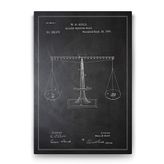 Tabloshop Denge Ölçeği Patenti 40x60 cm Tablo