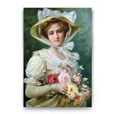 Tabloshop Emile Vernon Elegant Lady 60x90 cm Tablo