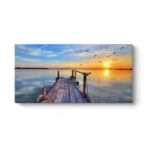 tabloshop Göl Kenarı Kanvas Tablo 60 x 30