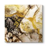 tabloshop Gold Splash Kanvas Tablo 60 x 60