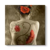 tabloshop Japon Kadın Nü Tablo 40 x 40