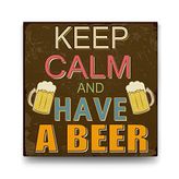 Tabloshop Keep Calm And Have a Beer 70x70 cm Tablo