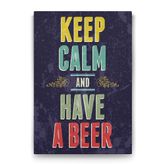 Tabloshop Keep Calm And Have a Beer I 70x100 cm Tablo