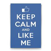 Tabloshop Keep Calm And Like Me 60x90 cm Tablo