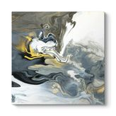 tabloshop Sarı Yansıma Kanvas Tablo 100 x 100