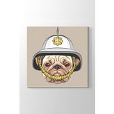 Tabloshop Şerif Bulldog 70x70 cm Tablosu