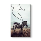 tabloshop Sürreal Zebra Kanvas Tablo 60 x 100