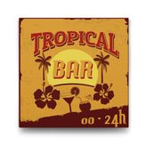 Tabloshop Tropical Bar 70x70 cm Tablo