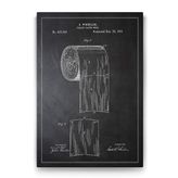 Tabloshop Tuvalet Kağıdı Patenti 40x60 cm Tablo