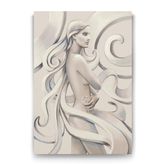 Tabloshop Uzun Saçlı Kadın 50x75 cm Tablo