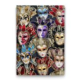 Tabloshop Venedik Maskeleri 80x125 cm Tablo