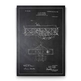 Tabloshop Wright Kardeşler Uçak Patenti 60x90 cm Tablo