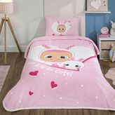 Taç Lisanslı Cry Babies Cute Pamuk Tek Kişilik Pike Takımı