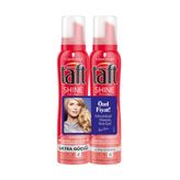 Taft Shine Mousse 2x150 ml Saç Şekillendirici Köpük