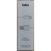 Taks 5DK12B Beyaz Type-C Şarj Kablosu
