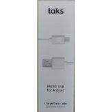 Taks 5DK33B Beyaz Micro USB Kablosu