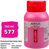 Talens Art Creation Akrilik Boya 750ML 577 Permanent Red Violet Lith