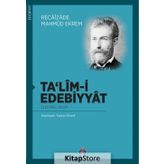 Ta’lim-i Edebiyyat - Recaizedi Mahmut Ekrem