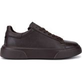 Tamer Tanca Erkek Hakiki Deri Kahverengi Taban Sneakers & Spor Ayakkabı 1212 2501 Erk Ayk Y26 Khv Tbn/khv Fltr